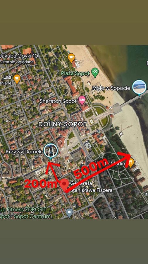 Agapella Apartamenty- Apartament Fiszera 500M From The Beach, Free Parking Сопот Экстерьер фото